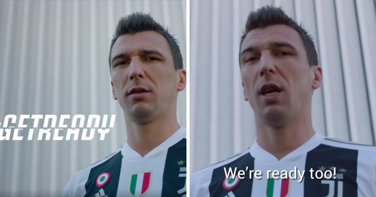 VIDEO Mandžukić na hrvatskom nabrijava Juveove navijače za utakmicu istine